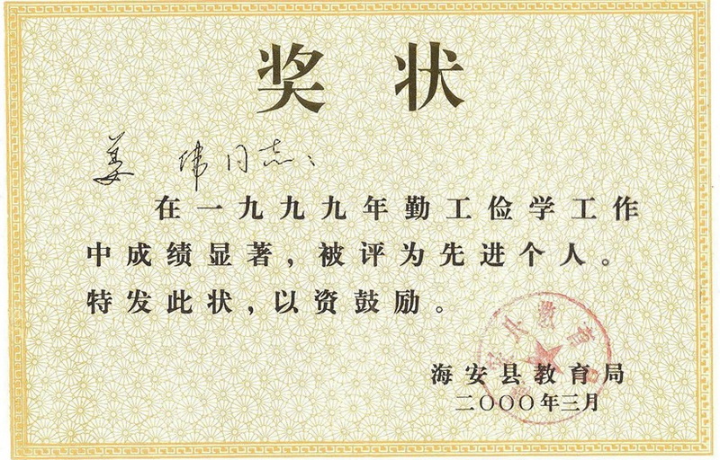 1999年度先進個人